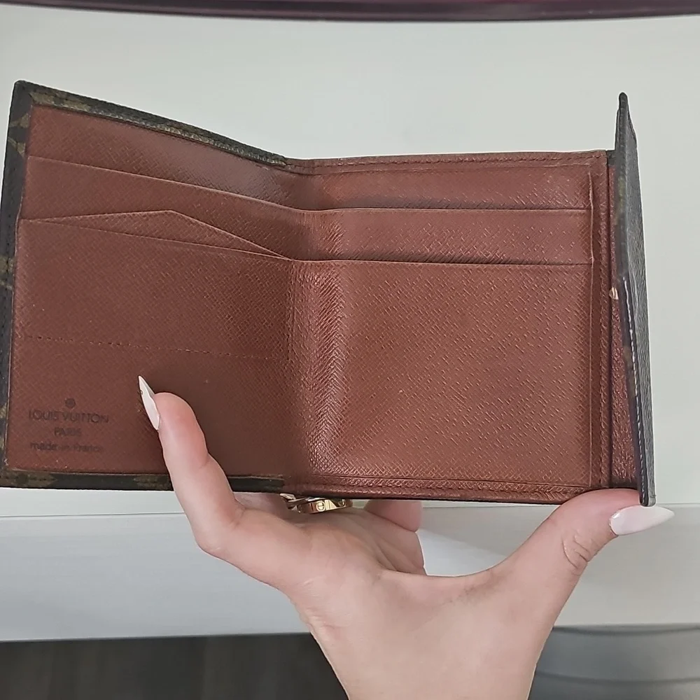 Louis Vuitton Brown Monogram Compact Wallet